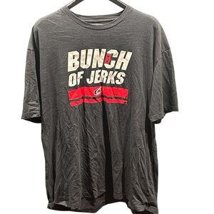 Carolina Hurricanes Bunch of Jerks T Shirt Size XL NHL Hockey Breaking T